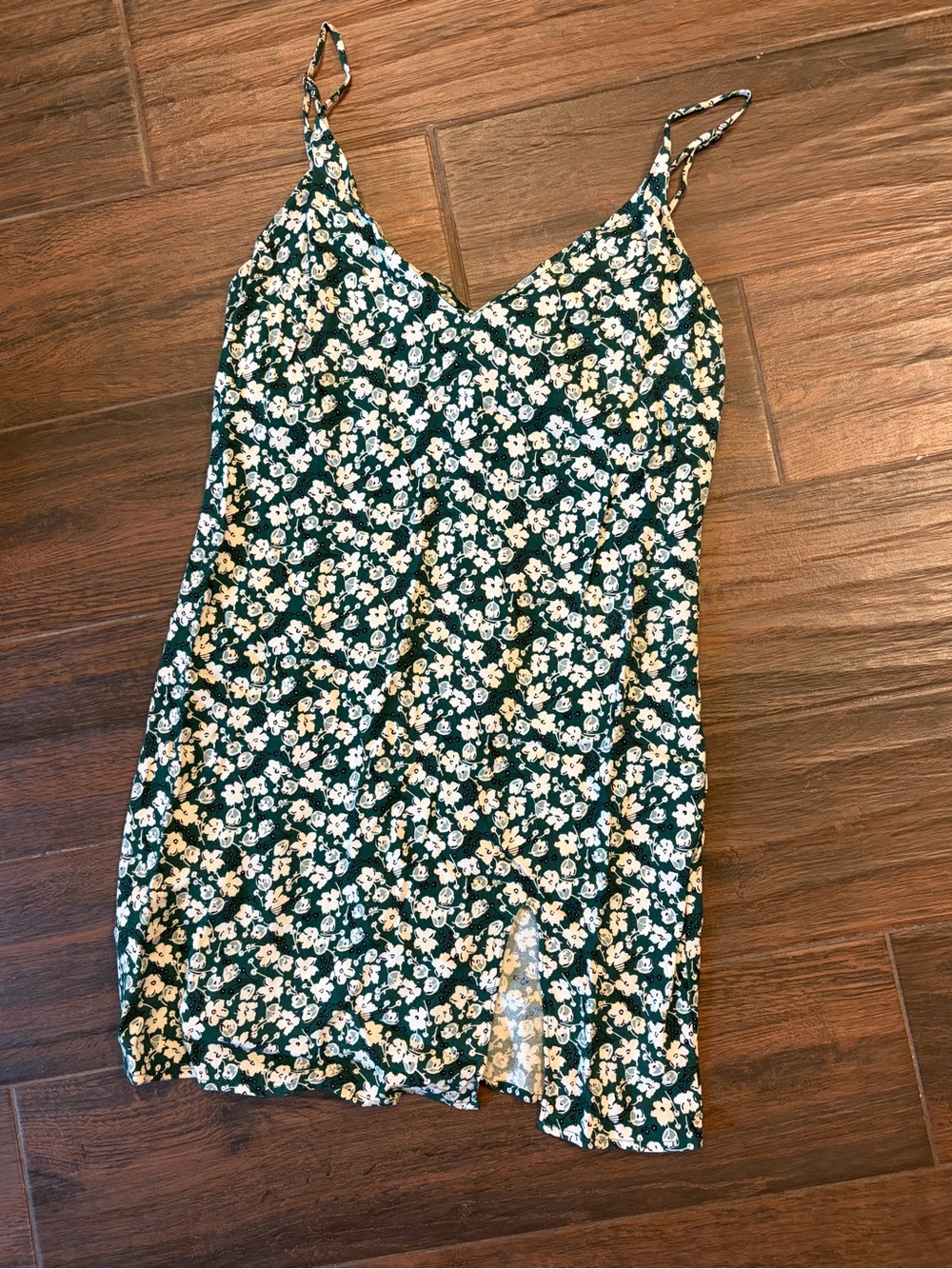 Reformation Floral Spaghetti Strap Slip Dress